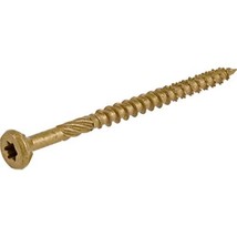 Power Pro 967790 Wood Screws, #10 x 3&quot;, Premium Outdoor Deck Screws, Rust - £75.51 GBP