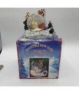 Rudolph and Hermey the Island of Misfit Toys Snow Globe Red Nose Reindee... - £31.69 GBP