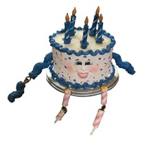 WMG Anthropomorphic Shelf Sitters Birthday Cake 2006 Figurine Collectible Vintag - £148.33 GBP