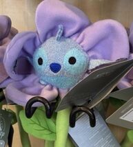 Disney Parks Character Flower Bendable Plushy Stitch Purple - $27.99