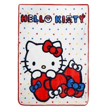 Hello Kitty Fleece Throw Blanket Sanrio Licensed NEW - £18.37 GBP