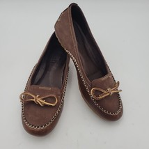 Timberland Women Loafer / Flat Shoes Brown Leather Size 7.5 W - £37.25 GBP