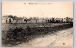 Vintage 1918 Romorantin The Blueberry Camp Postcard France agriculture w... - £15.81 GBP