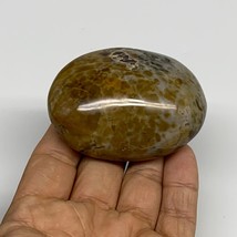121.9g, 2.6&quot;x1.9&quot;x1&quot; Natural Ocean Jasper Palm-Stone Orbicular Jasper, B30746 - £7.92 GBP