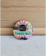 Woodstock Tie Dye Guitar Pin 1.25&quot; Inch 2009 - $27.34 CAD