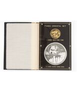 1987 Panda Orientalisch Set 1 Oz. Gold Zange 5 Oz. Silber Hong Kong Expo - €6.758,63 EUR