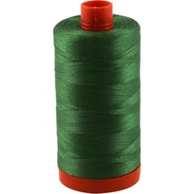 Aurifil Thread 2890 Dark Grass Green Cotton Mako 50wt Large Spool 1300m - £22.79 GBP