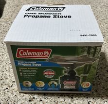 Coleman Perfect Flow One Burner Propane Bottletop Stove 5431 Stainless C... - $29.65