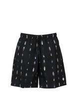 MARCELO BURLON COUNTY OF MILAN Feather-print Swim Shorts In Black-Size XL - $200.14 CAD