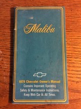1979 Chevy Malibu Owners Manual Drivers Repair Maintenance Book - £20.42 GBP