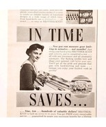 1957 Brother Knit Automatic Knitter Advertisement Crafts Sewing Supply D... - $28.05 CAD