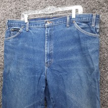 Dickies Jeans Men 42x30 Blue Relaxed Fit Straight Leg Denim Work Pants O... - $15.23