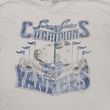 Vtg 2000 New York Yankees Subway Series Champions Mens XL White Graphic T-Shirt  image 9