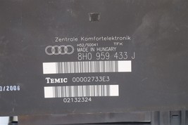 Audi A4 S4 Cabriolet Comfort Convenience Control Module Ccm 8h0959433J image 2