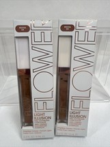(2) Mocha Flower Light Illusion Full Coverage Concealer Crease Proof Con... - £5.52 GBP