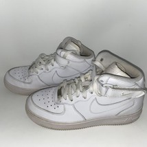 Nike Air Force 1 Mid GS 314195-113 White Sneaker Shoes US Youth 6Y Women&#39;s 7.5 - £43.24 GBP
