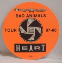 HEART (ANN &amp; NANCY WILSON) - ORIGINAL CONCERT TOUR CLOTH BACKSTAGE PASS - £8.11 GBP