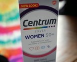 Centrum Silver Women 50 Plus Multivitamin Supplement Tablets, 100 Ct Exp... - $14.84