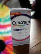 Centrum Silver Women 50 Plus Multivitamin Supplement Tablets, 100 Ct Exp 06/25 - £11.72 GBP