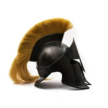 300 film funzionale grande casco spartano re Leonida casco medievale ind... - £58.06 GBP