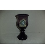 Arizona 1995 Renaissance Festival Purple Drip Glazed Wine Goblet - $467.35 MXN