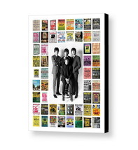 Framed The Beatles Retro Posters 8.5X11 Art Print Limited Edition w/sign... - £15.30 GBP