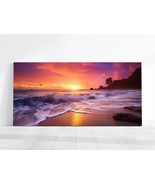 Tropical Sunset in Hawaii Photo, Vibrant Beachscape with Colorful Sky Ar... - £20.24 GBP+