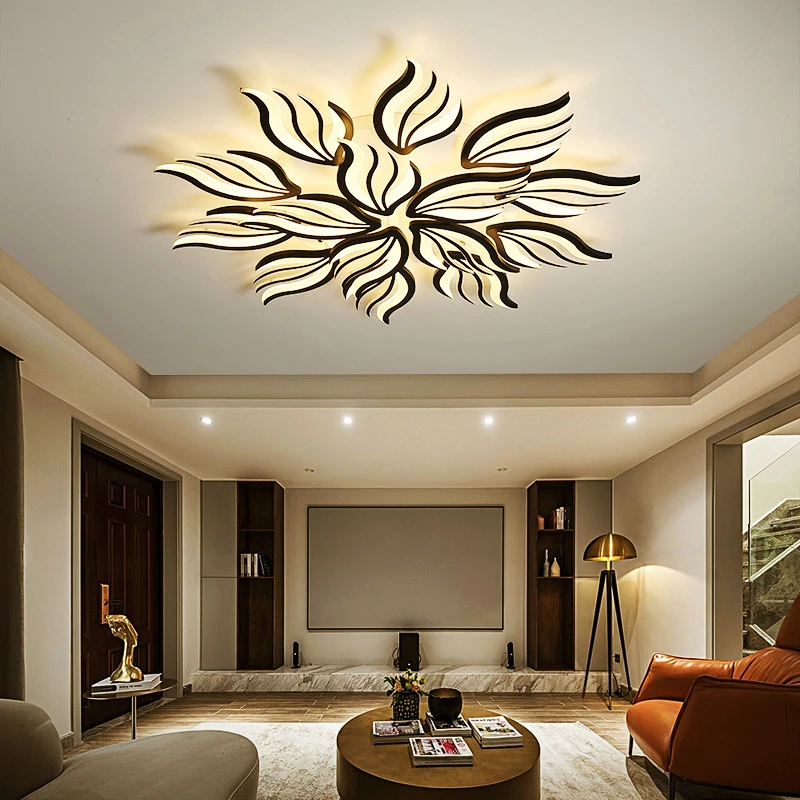 2023 New Led Chandelier Ceiling Light For Living Room Bedroom Led Ceiling - £47.78 GBP+