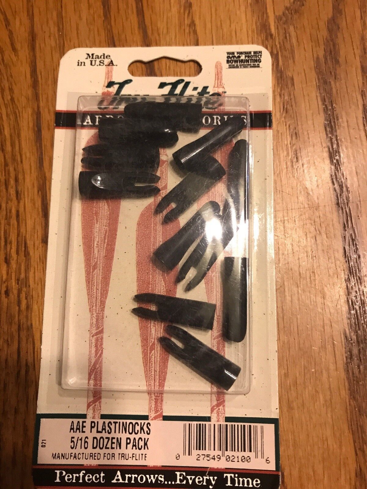 Tru-Flite Arrow Accessories AAR Plastinocks 5/16 Dozen Pack Ships N 24h - $39.48