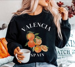 Valencia Spain Sweatshirt,Vintage Womens Spain Crewneck sweater,Spanish ... - £35.77 GBP