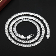 Noble 925 Sterling Silver 6mm Unisex Chain Necklace - $20.95