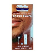 Gillette Mens SkinGuard Razor Bumps: Razor, 3 Cartridges, Shave Gel 5pc ... - €11,12 EUR