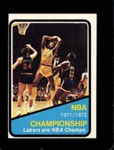 1972-73 Topps #159 Nba Champs Lakers Ex Lakers *X68019 - £11.92 GBP