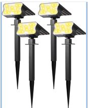 Solar Powered LED Landscape Spot Light, 60 LEDs Warm White 4 Pack - $453.83 MXN