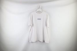 Vintage 90s Ocean Pacific OP Mens Large Spell Out Box Logo Double Sided T-Shirt - £34.99 GBP
