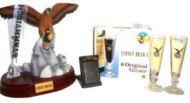 Fernet Branca VALUE PACK - 6 Shot Glasses, Poster &amp; Sculpture - $194.95
