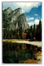 Three Brothers Yosemite National Park CA UNP Chrome Postcard U13 - $2.92
