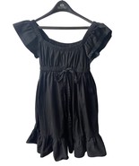 New Directions Dress Womens Size 6 Black Tiered Midi Prarie Peasant - $17.97