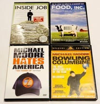 Inside Job (Sealed), Bowling For Columbine, Michael Moore Hates America &amp; Food  - £9.72 GBP