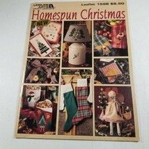 Homespun Christmas By Leisure Arts #1598 Leaflet - $8.48