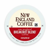 New England Breakfast Blend Coffee 24 to 144 Keurig K cups Pick Any Size - $25.88+
