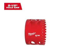 Milwaukee 2-1/2 in. Diamond Max Hole Saw New In Damaged Package - $31.49