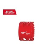 Milwaukee 2-1/2 in. Diamond Max Hole Saw New In Damaged Package - £24.88 GBP