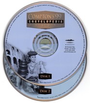 Compton&#39;s 99 Encyclopedia Deluxe (2PC-CDs, 1998) for Windows - NEW CDs in SLEEVE - £3.98 GBP