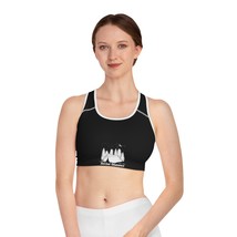 Stylish and Supportive Compression Sports Bra with All-Over-Print Custom... - £31.59 GBP+