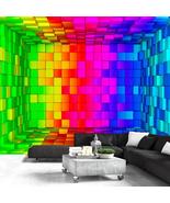 Tiptophomedecor Peel and Stick 3D Illusion Wallpaper Wall Mural - Rainbo... - $59.99+