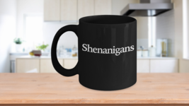 Shenanigans Malarkey Mug Irish Coffee Cup Gift for Trouble Maker Squad St Pats - £12.13 GBP+