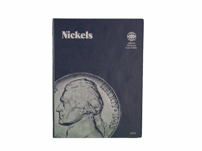 Whitman Coin Folder/Album, Plain Nickel, No dates, 65 openings - $9.49