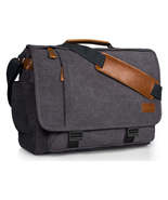 FR Fashion Co. 18.5&quot; Canvas Laptop Messenger Bag - £59.94 GBP+