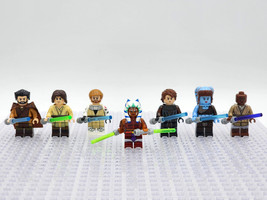 Star Wars Tales of the Jedi 7pcs Minifigures Set Count Dooku Ahsoka Mace... - £11.55 GBP